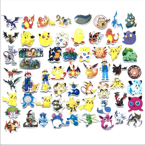 62ct Pokemon stickers. - Picture 2 of 2